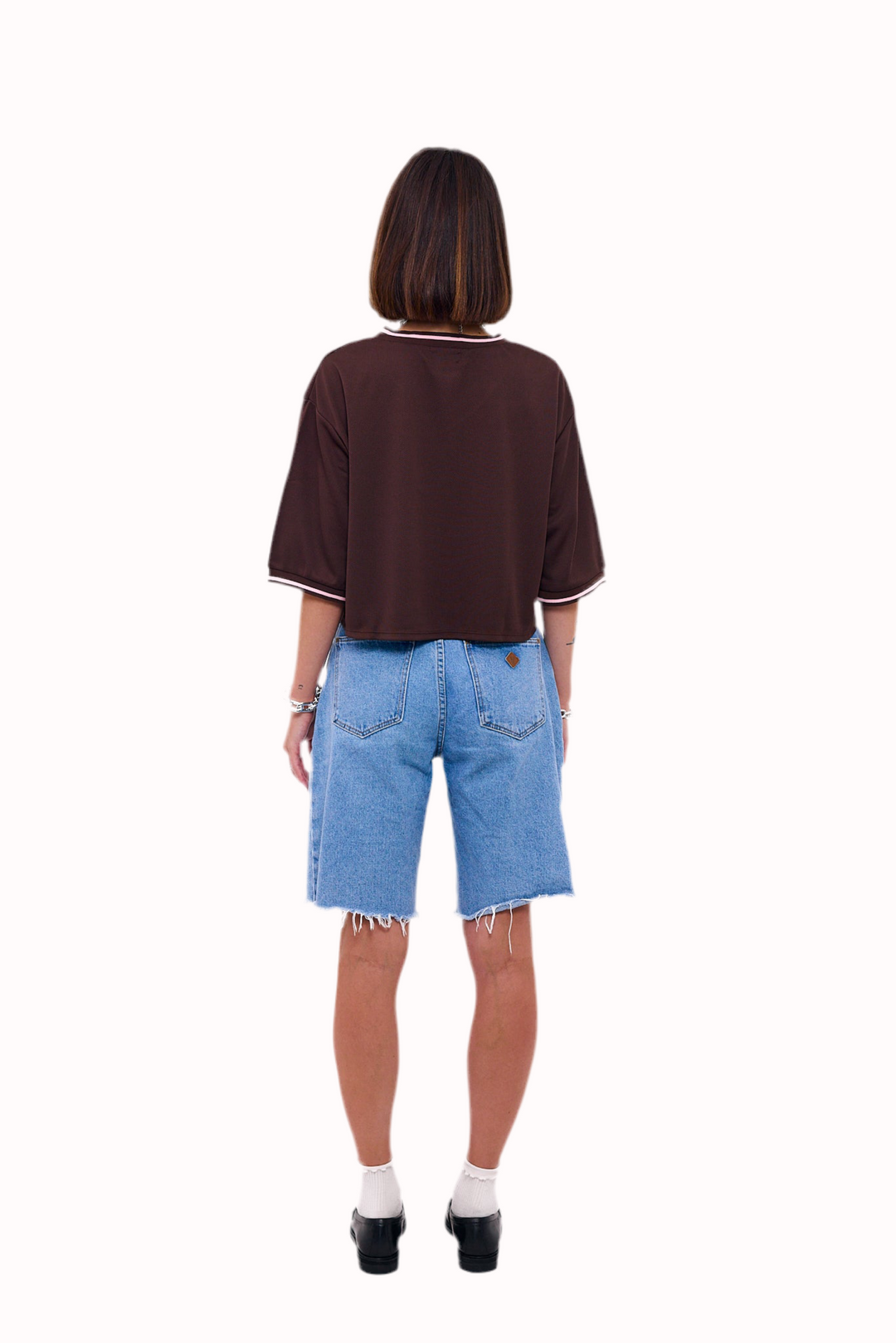The Juicy Jersey | Cropped Mesh Top | Loud Minds – Loud Minds